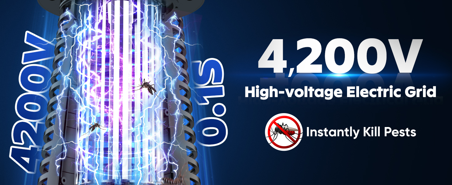4200V electric fly zapper
