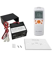 Durablow TL1003 Gas Fireplace Thermostat + Timer Remote Control Kit for Latching Solenoid Gas Valves