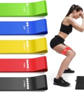 5 Levels Elastic Exercise Bands with Carry Bag