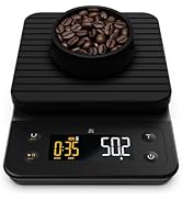 Greater Goods Digital Accurate Coffee Scale for Pour-Over Maker, with Timer for Great French Pres...