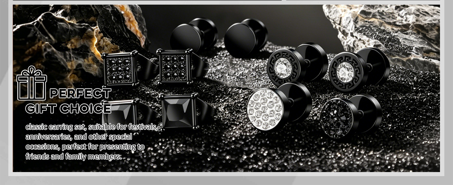 MENS EARRINGS STUDS