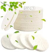 METUUTER 50 PCS Compressed Facial Sponges for Estheticians- 100% Natural Cellulose Face Sponge Pr...