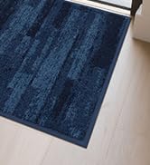 JSEI Dirt Trapper Door Mat 20"x32", Non-Slip Doormats Washable Entryway Mat, Welcome Floor Mat Ab...