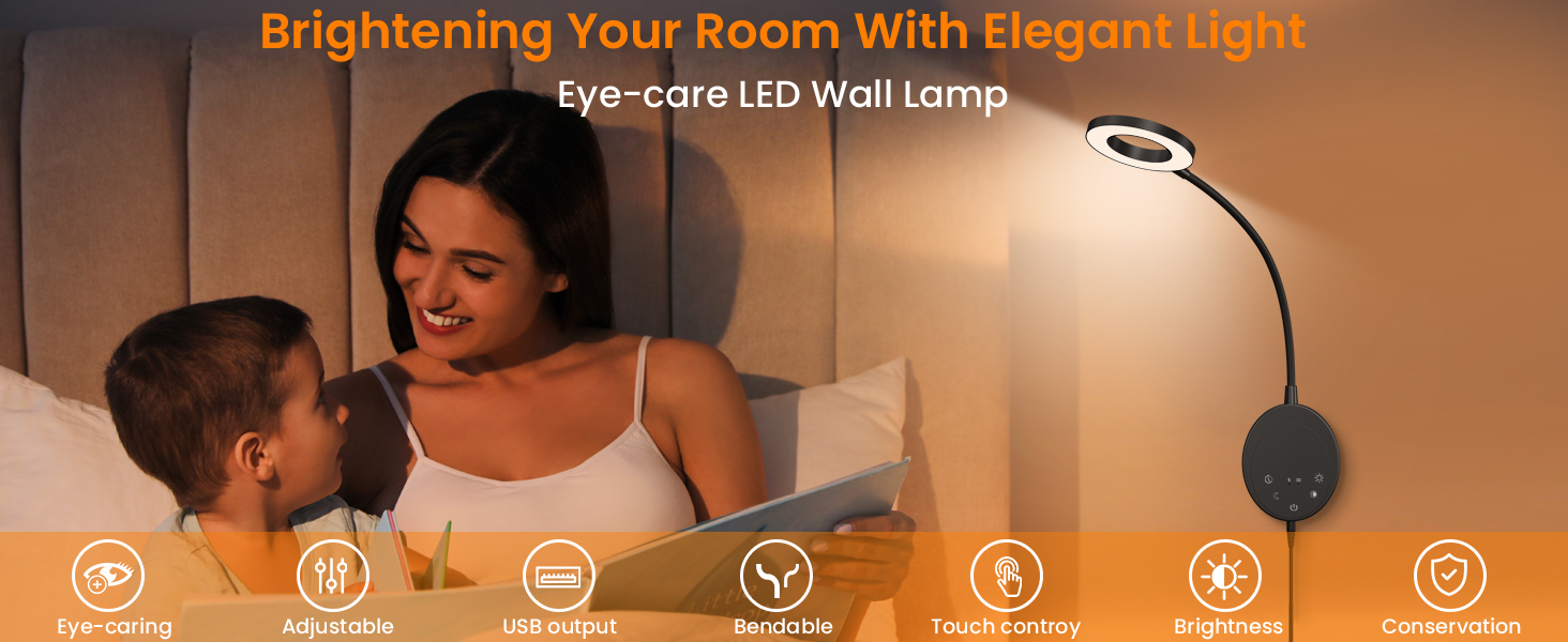 Wall Mounted Reading Light