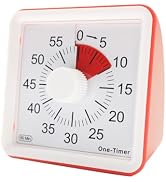 60 Minutes Countdown Visual Timer,Manage Time Well for Kids and Adults,Silent Travel Time Design ...