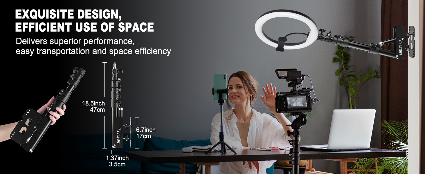 camera mount light stand