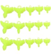 100 Pcs Yellow Fishing Treble Hook Covers Fishing Hook Bonnets Fishing Safety Cap Protector Fishi...