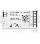 BTF-LIGHTING C04W RGBW PWM SMD FCOB (+ R G B W) 5PIN LED Strip 2.4GHz Tuya WiFi Group Controller ...