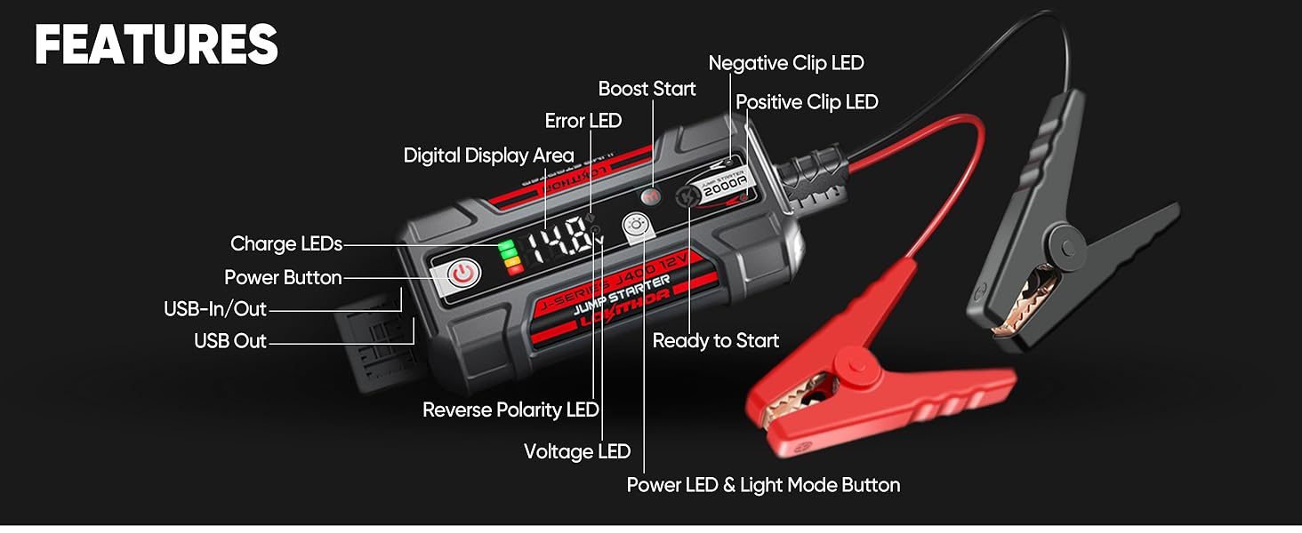 J400 Jump Starter