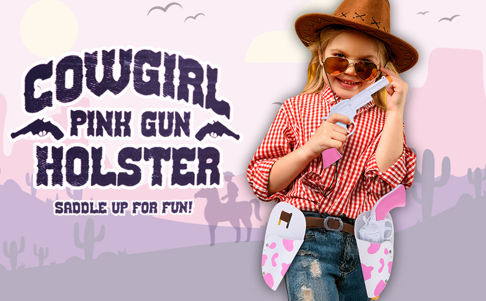 Cowgirl Pink Gun Holster
