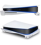 PS5 Horizontal Stand with 4 USB Extension, Including Data Interface and Charging, PS5 Accessories...