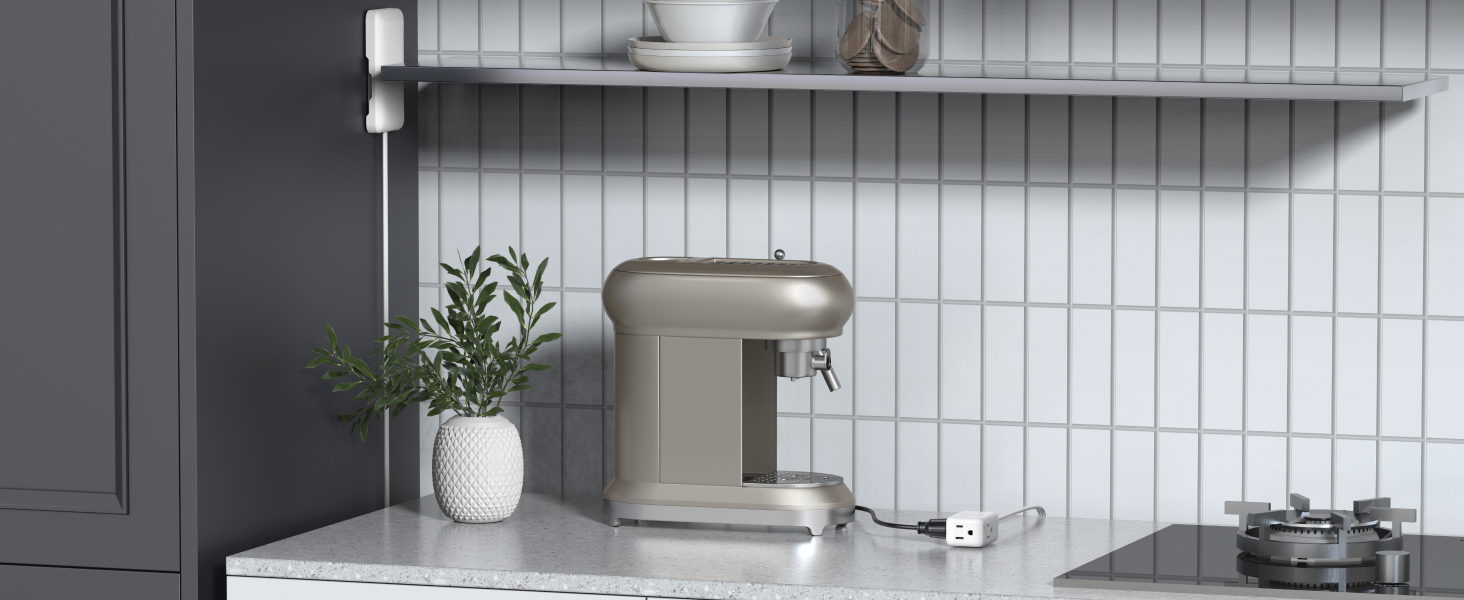 1.5ft surge protector extension cord with outlet cover