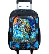 CCJPX Kids Suitcases for Boys, Cute Dinosaur Luggage Rolling with Wheels, kids carry on luggage f...