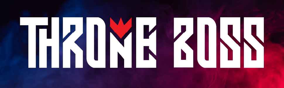 Throne boss gaming bean bag chair logo