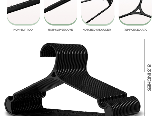 clothes hangers black hangers hangers for dorm clothes hangers plastic clothes hanger