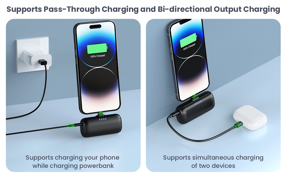 Portable iPhone charger is widely compatible with iPhone 14,iPhone 14 Pro,14 Pro Max,iPhone 14 Plus