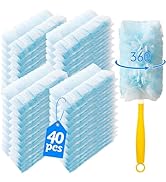 Senowi 40 Count 360° Heavy Duty Duster Refills Compatible with Swiffer, Large Size-Extra Thick Di...