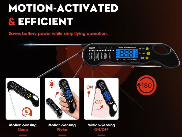 TRAUSI Instant Read Meat Thermometer