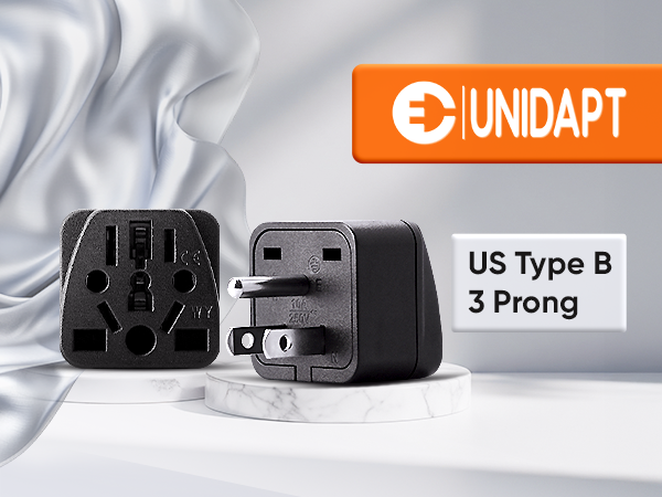 travel adapter, universal adapter, international plug adapter, certified travel accessory