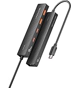 VENTION 10Gbps USB 3.2 Hub, USB Hub with 4 USB 3.2 Ports(USB A*2 Type C*2), PD 100W Chrging USB 3...