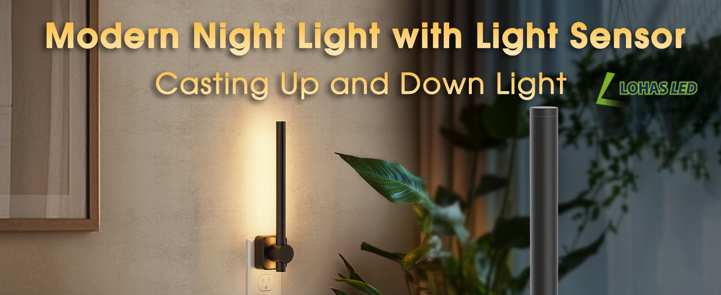 Black Vanity Night Light