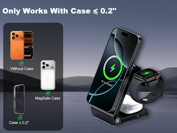 MagSafe Charger Qi2.2 25W Magnetic Wireless Charger Dock iPhone Pixel 10, AirPods