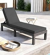 Aegisun Chaise Lounge Cushions Outdoor, 72x 21x 3 Inch Waterproof &amp; Fade-Resistant Lounge Chair C...