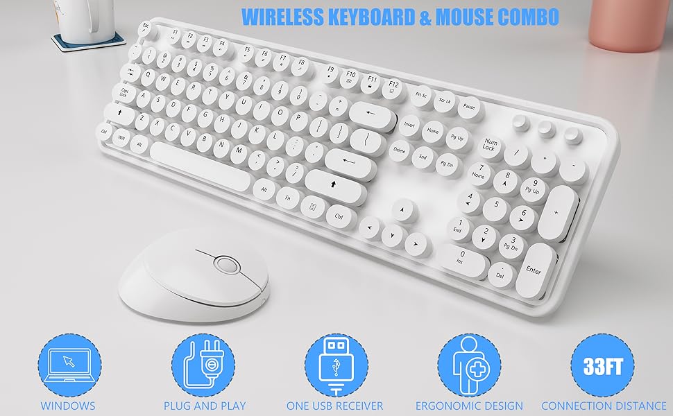wireless keyboard and mouse combo