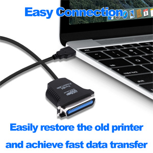 USB to Parallel Printer Cable