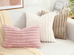 cream white pillow covers