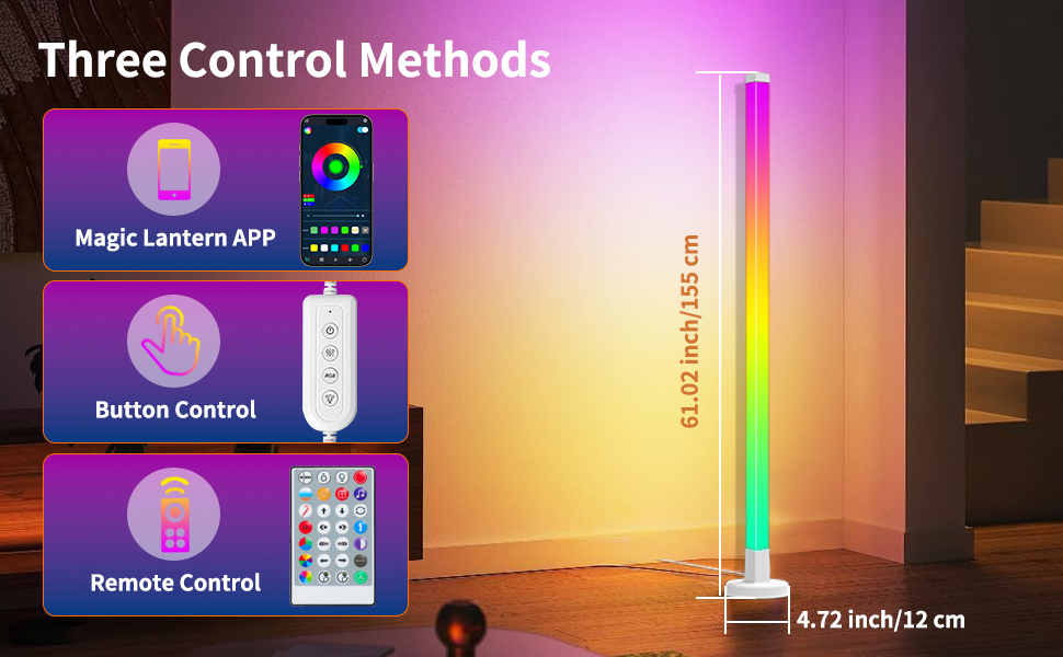 DIY Corner Lights for Gaming Room with Music Sync