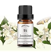 yethious Jasmine Essential Oil Organic Floral Jasmine Oil for Diffuser &amp; Aromatherapy, Skin, Hair...