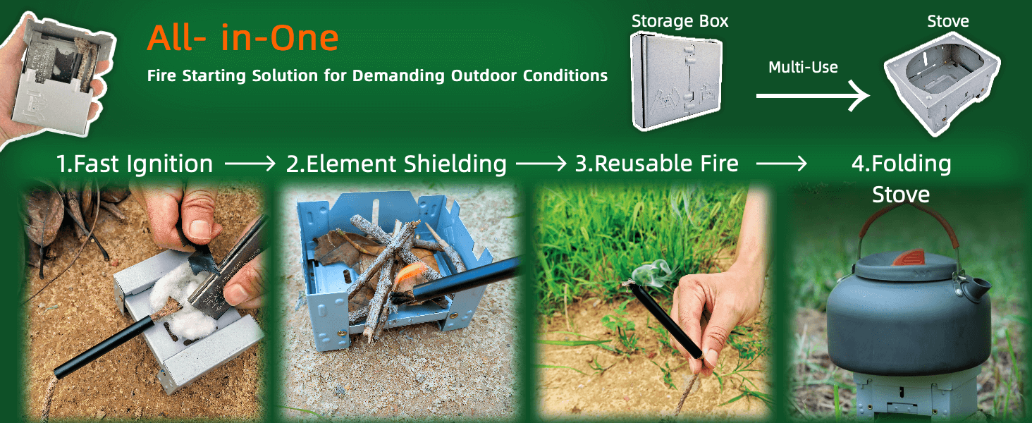 emergency campfire tools fire starter sticks Fireplace Pit