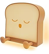 QANYI Cool Toast Bread Night lamp,Cool Desk Lamp Gifts for Women Teen Girls,Cool Table Light Adul...