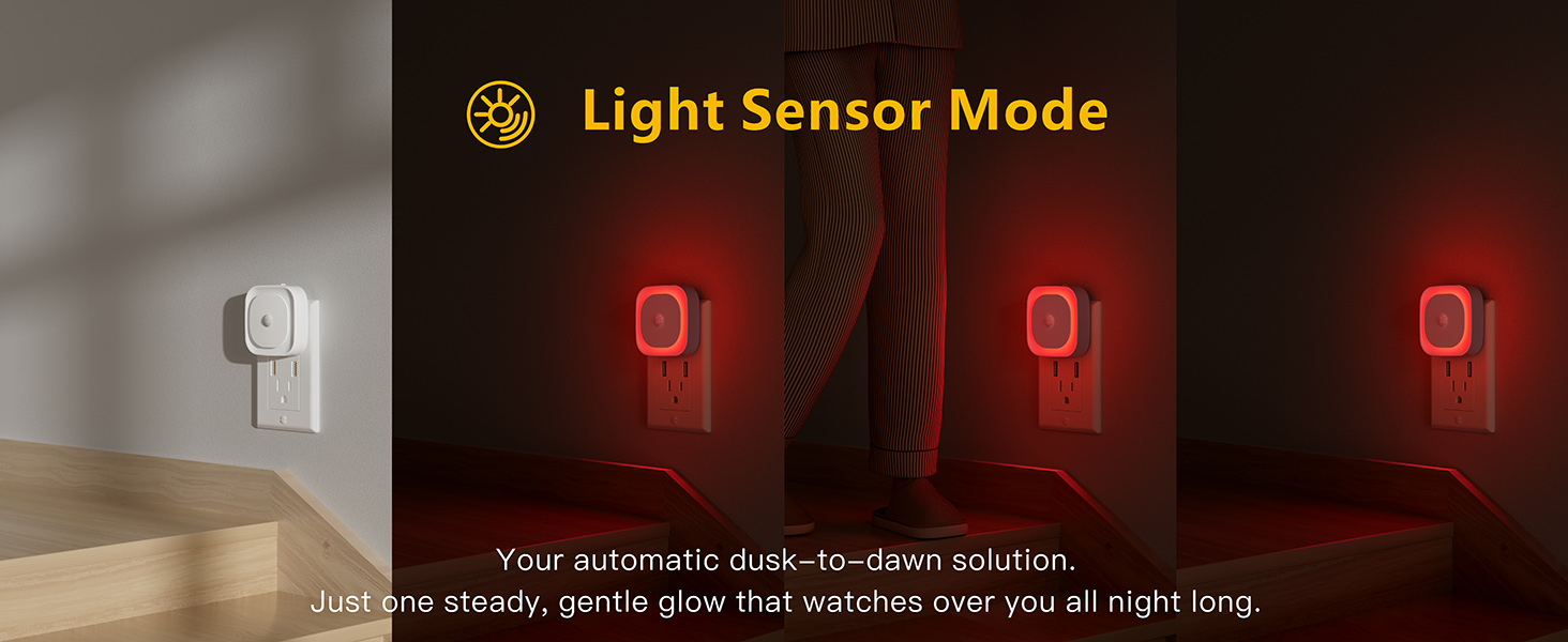 light sensor night light