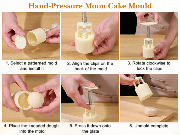 Hand Press Moon Cake Mold