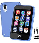 Kids Phone Toys for 3 4 5 6 Year Old Boys Touchscreen Kids Smart Phone with Dual Cameras Music Ga...