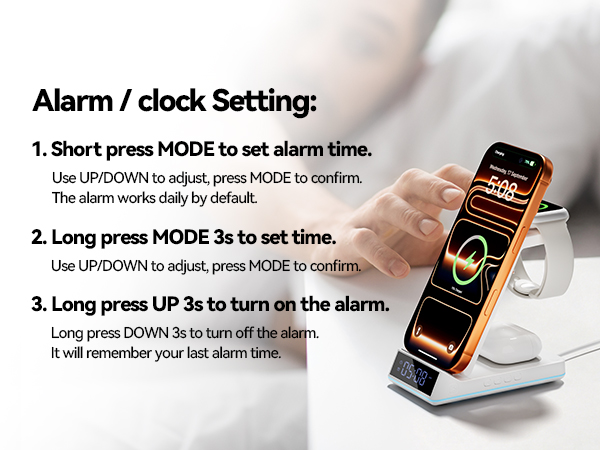 Alarm / clock Setting