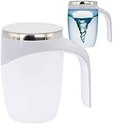 daasigwaa Self Stirring Mug - Automatic Magnetic Electric Coffee Mug, Rotating Cute Mixing Cup Ta...