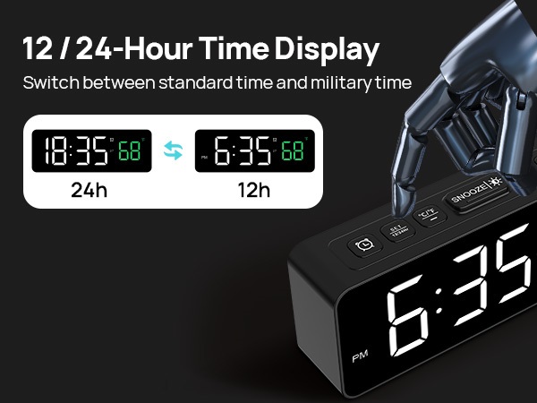 12-24 hour display