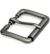 TYWestyles 1.5 inch Square Roller Belt Buckle for Men Women Perfect for Jeans Casual Pants Work P...
