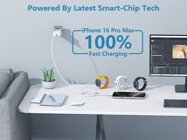 Apple MFi Certified 2Pack 20W USB-C Charger iPhone Charger Fast Charging Adapter Type-C Wall Charge