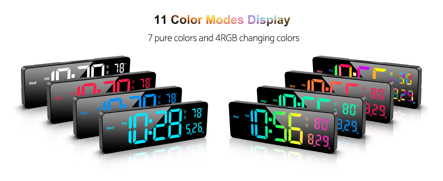 digital wall clock