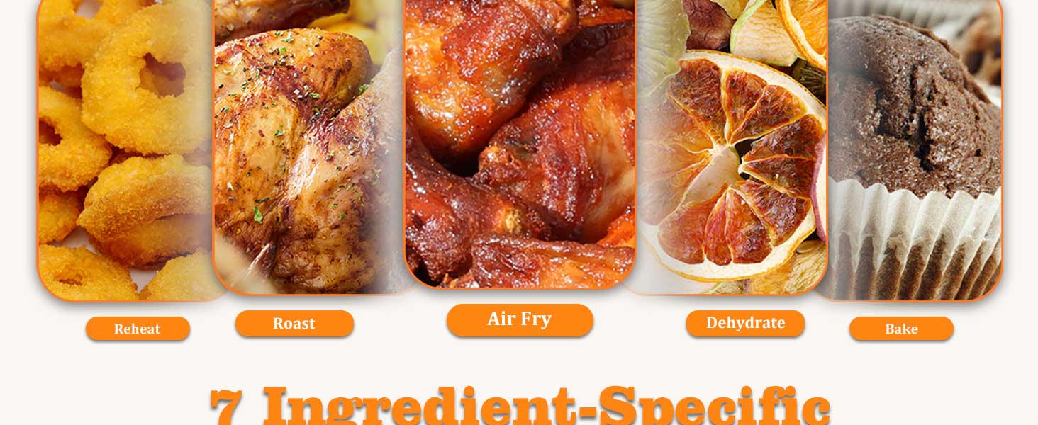 5-in-1 Versatility: Enjoy the convenience of multiple cooking methods with our air fryer!