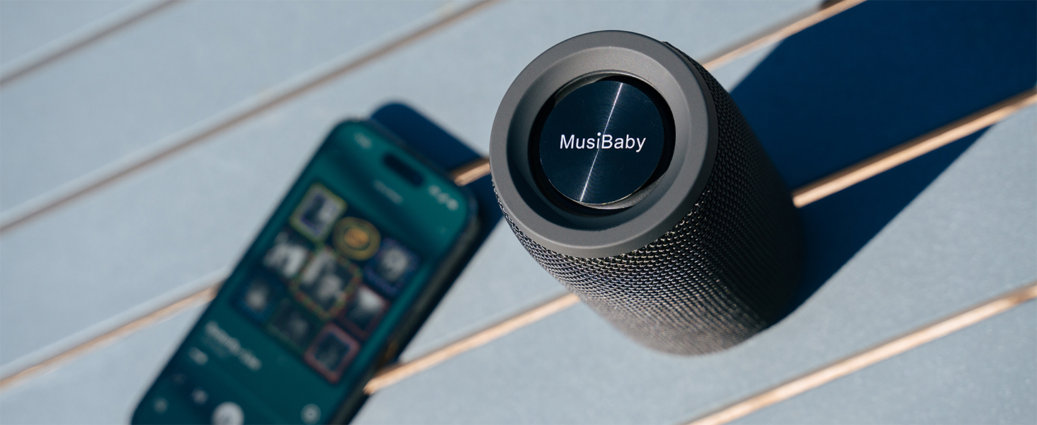 bluetooth speaker stable connection strong signal outdoor pairing with phone portable 360 sound