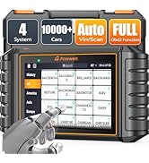 2024 Newest FOXWELL NT706 OBD2 Scanner with Check Engine/ABS/SRS(Airbag Scanner)/Transmission, Co...