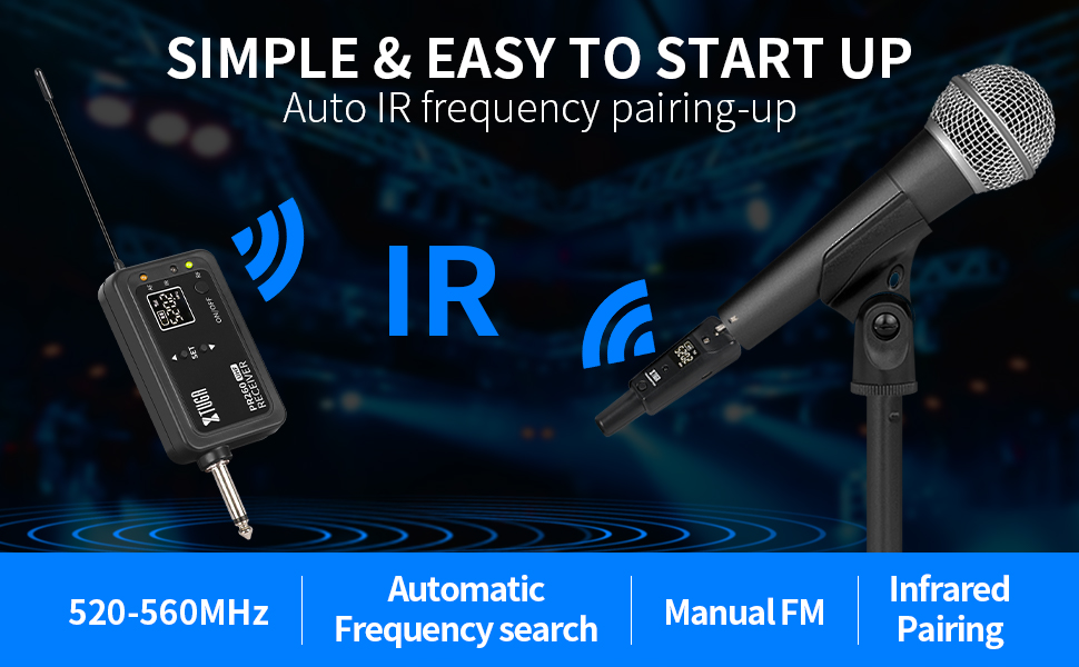wireless xlr transmitter&amp;receiver