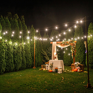 Outdoor String Lights for Weddings