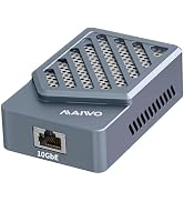 MAIWO Thunderbolt 3 to 10Gbps RJ45 Ethernet Adapter with Thunderbolt 4 Data Cable, Support 10/5/2...