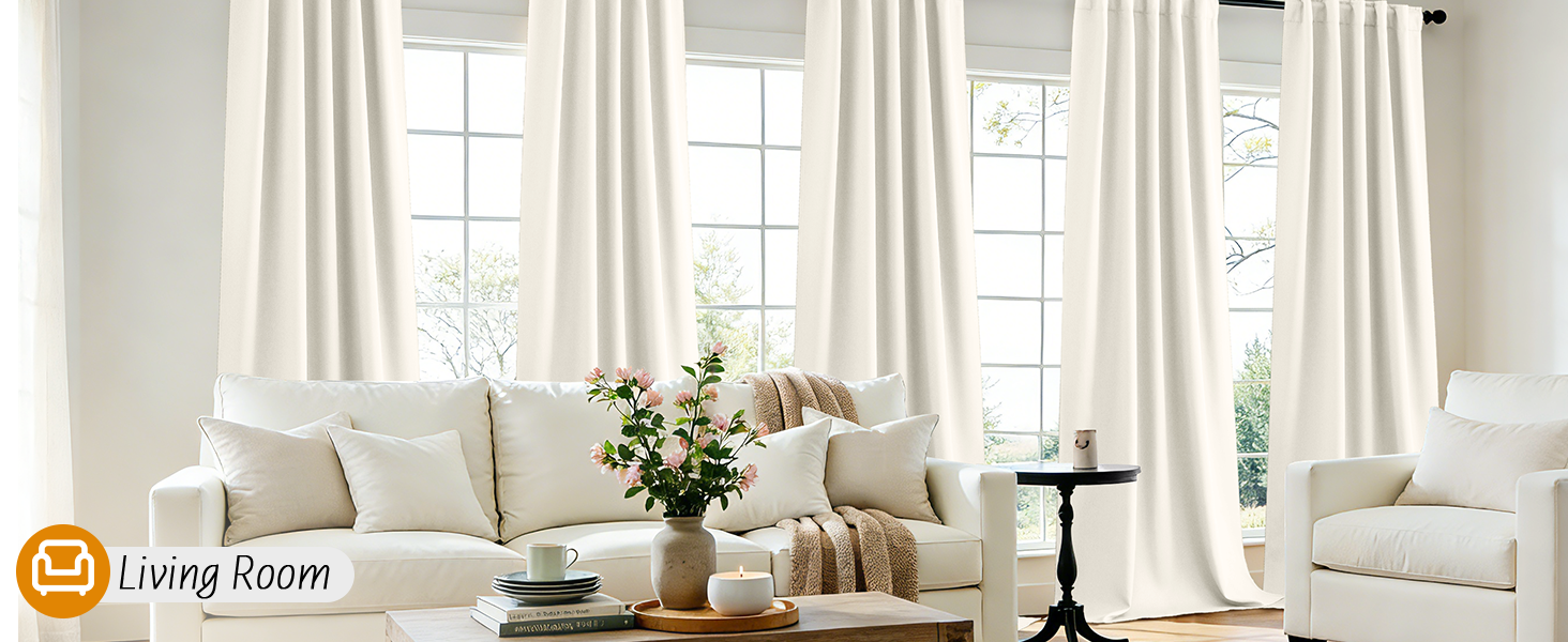 Living room curtains